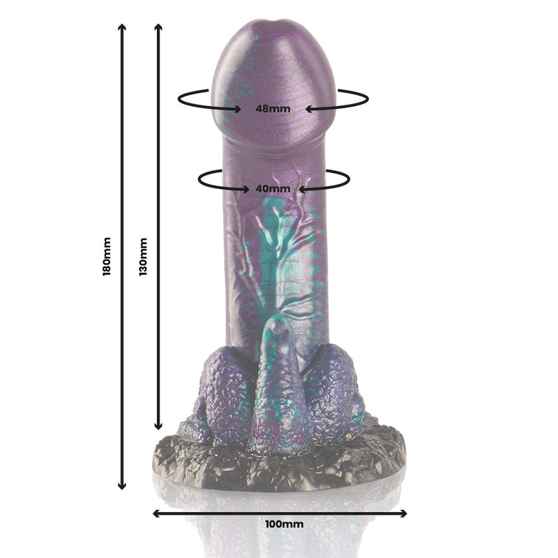 EPIC - BASIL DILDO DOUBLE SCALY PLEASURE SMALL SIZE