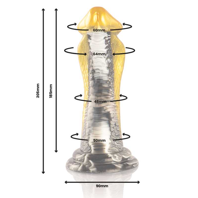 EPIC - DRAGON DILDO YELLOW COBRA