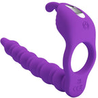 PRETTY LOVE - BLACKNEY PENIS RING WITH PURPLE VIBRATOR PLUG