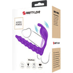 PRETTY LOVE - BLACKNEY PENIS RING WITH PURPLE VIBRATOR PLUG