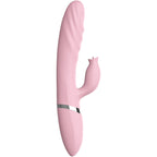 ARMONY - VIBRATOR &amp; THRUSTING WITH PINK HEAT EFFECT TONGUE