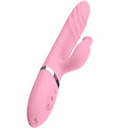 ARMONY - VIBRATOR &amp; THRUSTING WITH PINK HEAT EFFECT TONGUE