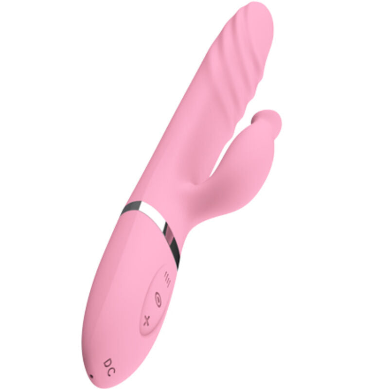 ARMONY - VIBRATOR &amp; THRUSTING WITH PINK HEAT EFFECT TONGUE