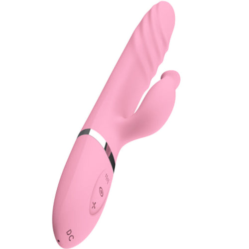 ARMONY - VIBRATOR &amp; THRUSTING WITH PINK HEAT EFFECT TONGUE