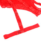 SUBBLIME - TEDDY CON LIGUERO DETAIL TIRAS PECHO ROJO S/M