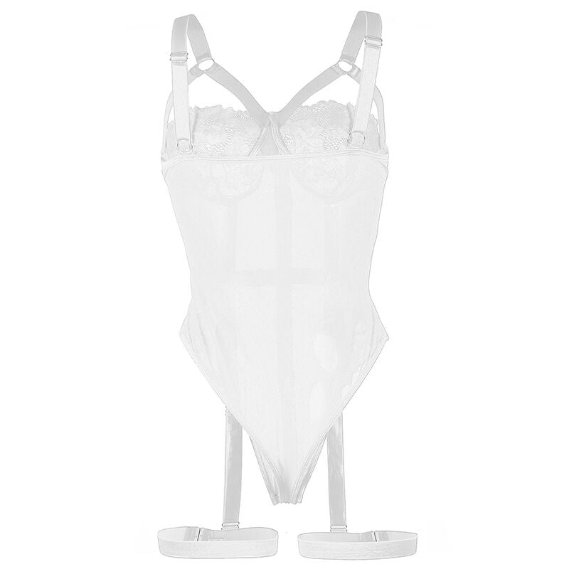 SUBBLIME - TEDDY CON LIGUERO DETAIL TIRAS PECHO BLANCO S/M
