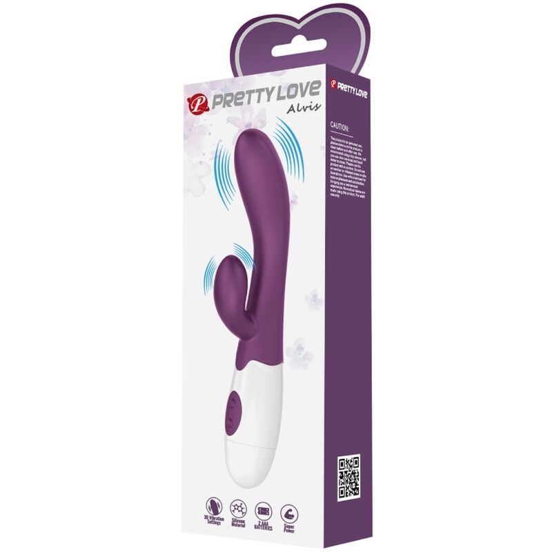 PRETTY LOVE - ALVIS RABBIT VIBRATOR &amp; PURPLE G-SPOT