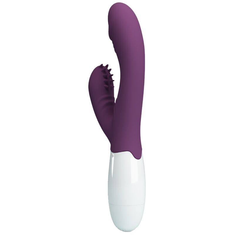 PRETTY LOVE - ANDRE RABBIT VIBRATOR &amp; G-POINT STIMULATOR PURPLE