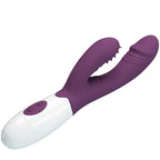 PRETTY LOVE - ANDRE RABBIT VIBRATOR &amp; G-POINT STIMULATOR PURPLE