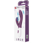 PRETTY LOVE - ANDRE RABBIT VIBRATOR &amp; G-POINT STIMULATOR PURPLE