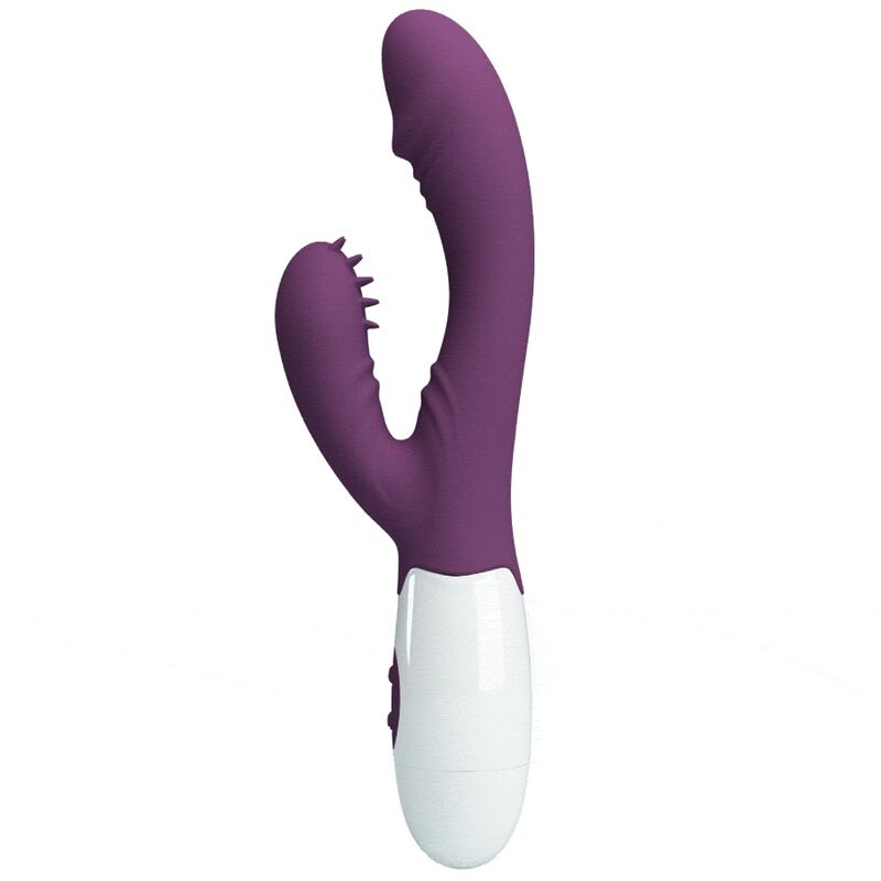 PRETTY LOVE - ANDRE RABBIT VIBRATOR &amp; G-POINT STIMULATOR PURPLE