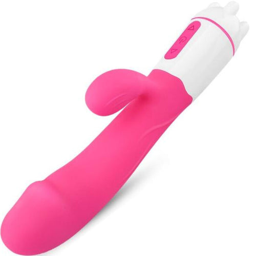 ARMONY - HAPPY VIBRATOR &amp; RECHARGEABLE FUCHSIA STIMULATOR