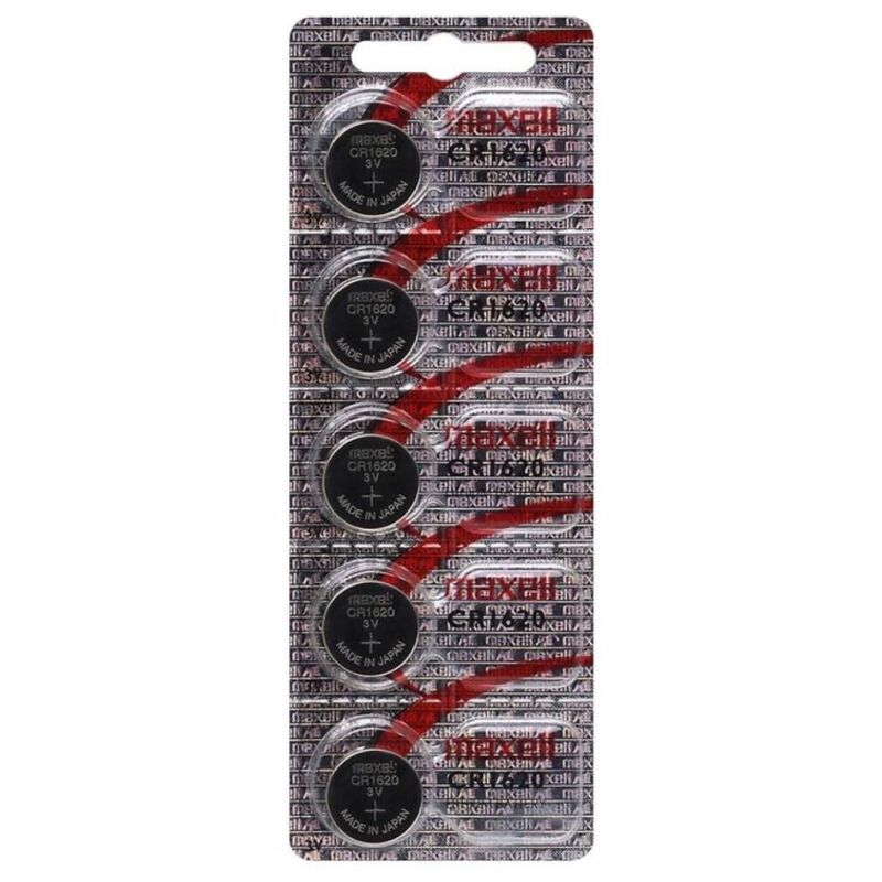 MAXELL - BATTERY LITHIUM CR1620 3V 5UDS