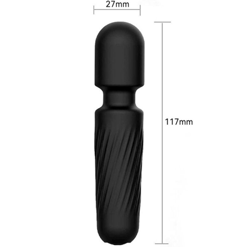 ARMONY - YOUR MAGIC MASSAGER &amp; VIBRATOR RECHARGEABLE 10 VIBRATIONS BLACK