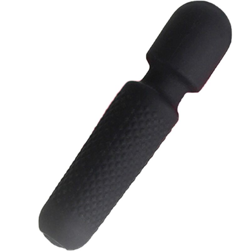 ARMONY - YOUR MAGIC MASSAGER &amp; VIBRATOR RECHARGEABLE 10 VIBRATIONS WAND DOTS BLACK