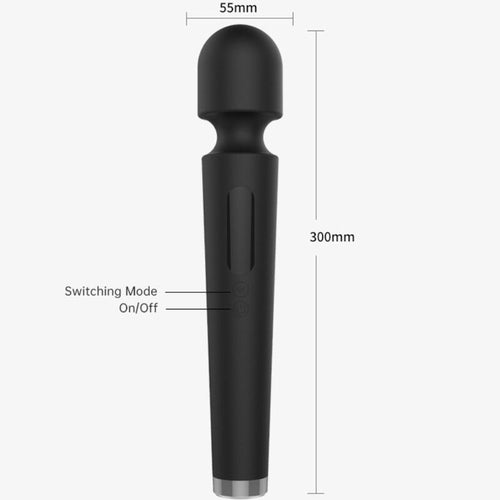 ARMONY - X POWER LARGE MASSAGER &amp; VIBRATOR 7 VIBRATIONS BLACK