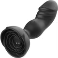 ARMONY - EXTREME A BLOOM ROSE VIBRATOR &amp; ANAL PLUG REMOTE CONTROL BLACK