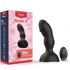 ARMONY - EXTREME A BLOOM ROSE VIBRATOR &amp; ANAL PLUG REMOTE CONTROL BLACK