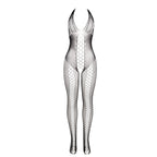 SUBBLIME - 951832 BODYSTOCKING WITH OPEN BACK AND CROSS DETAILS BLACK ONE SIZE