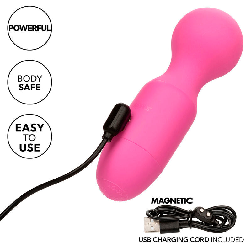 CALEXOTICS - FIRST TIME RECHARGEABLE MASSAGE 10 VIBRATION PINK