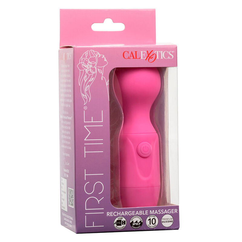 CALEXOTICS - FIRST TIME RECHARGEABLE MASSAGE 10 VIBRATION PINK