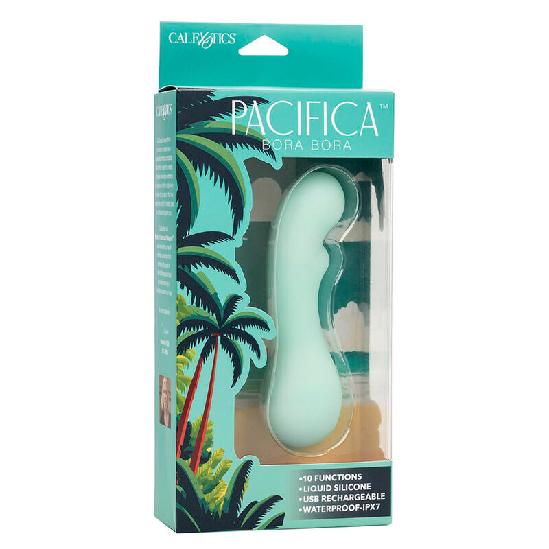 CALEXOTICS - PACIFICA BORA BORA ETIMULATOR G SPOT 10 VIBRATIONS AQUA