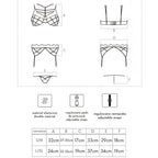 LIVCO CORSETTI FASHION - SOLEDAD LC 20217 BRA + PANTY + LIGUERO S/M