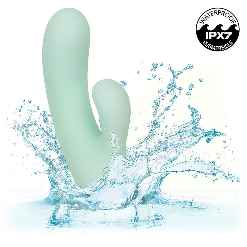 CALEXOTICS - PACIFICA FIJI VIBRATOR &amp; Estimulator G SPOT 10 VIBRATIONS AQUA