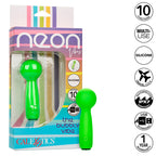 CALEXOTICS - NEON VIBES THE BUBBLY VIBE MINI MASSAGE 10 VIBRATIONS GREEN