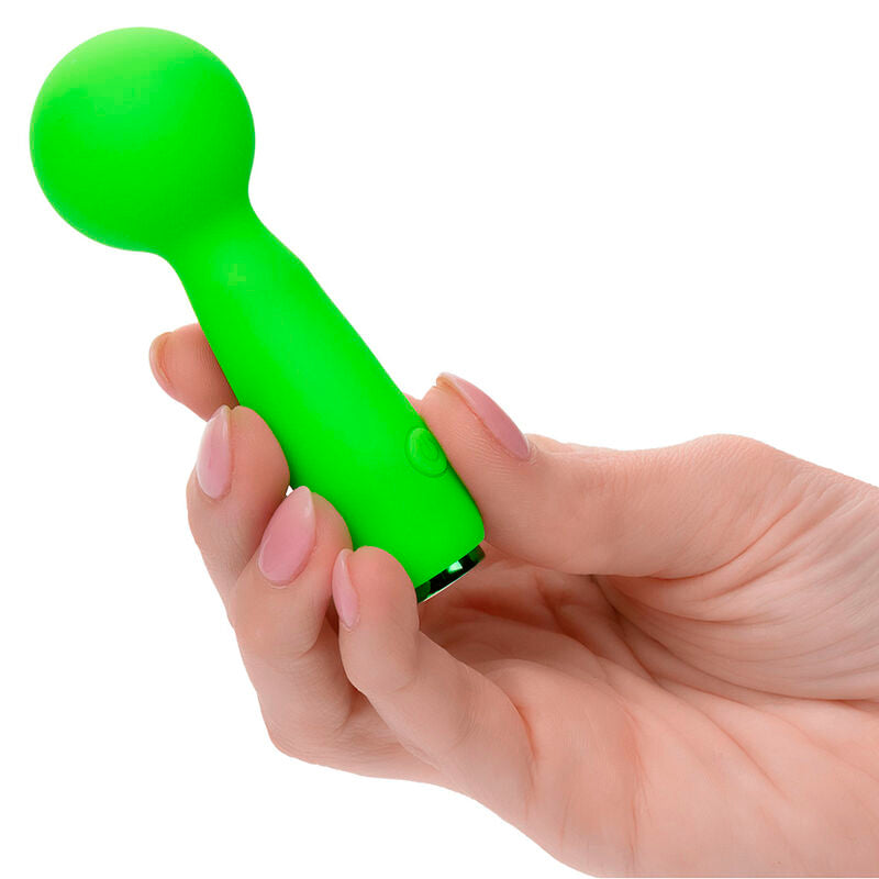 CALEXOTICS - NEON VIBES THE BUBBLY VIBE MINI MASSAGE 10 VIBRATIONS GREEN