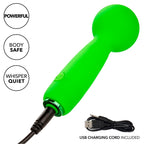 CALEXOTICS - NEON VIBES THE BUBBLY VIBE MINI MASSAGE 10 VIBRATIONS GREEN