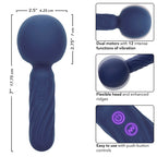 CALEXOTICS - CHARISMA SEDUCTION MASSAGE 12 FUNCTIONS 17.75 CM X 6.25 CM PURPLE