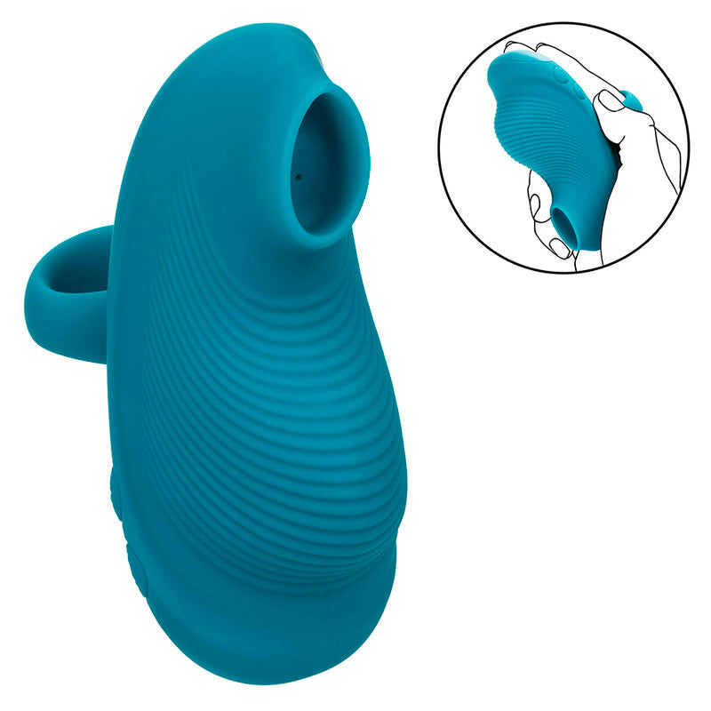 CALEXOTICS - ENVY HANDHELD ROLLING BALL MASSAGE 7 VIBRATIONS BLUE