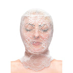 NS NOVELTIES - FETISH &amp; FASHION LACE HOOD WHITE