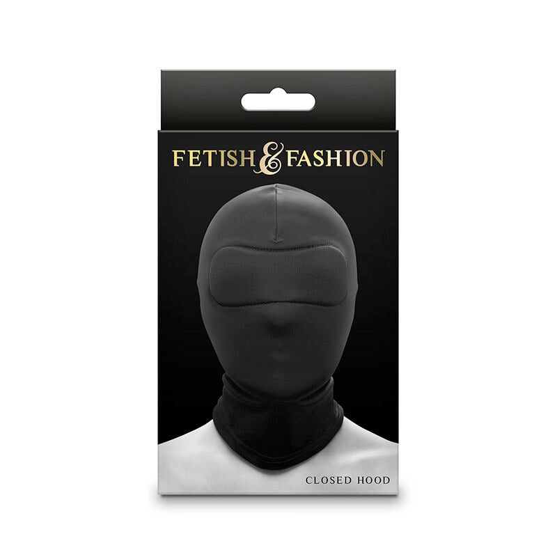 NS NOVELTIES - FETISH &amp; FASHION CLOSED HOOD NYLON BLACK