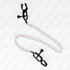 KINK - FLAT CHAIN ​​NIPPLE CLAMPS SILVER 30 CM