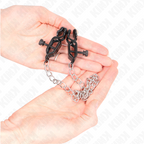 KINK - FLAT CHAIN ​​NIPPLE CLAMPS SILVER 30 CM