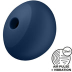 SATISFYER - AIR POWER 4 STIMULATOR &amp; VIBRATOR 12 VIBRATIONS BLUE