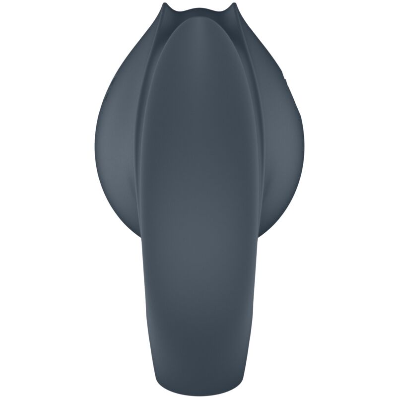 SATISFYER - PERFECT PAIR 2 MULTIVIBRATOR 2 IN 1 PENIS RING AND FINGER STIMULATOR GRAY