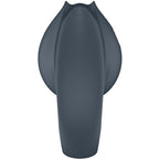SATISFYER - PERFECT PAIR 2 MULTIVIBRATOR 2 IN 1 PENIS RING AND FINGER STIMULATOR GRAY