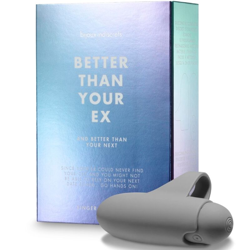 BIJOUX - BETTER THAN YOUR EX VIBRATOR BULLET 10 VIBRATIONS GRAY