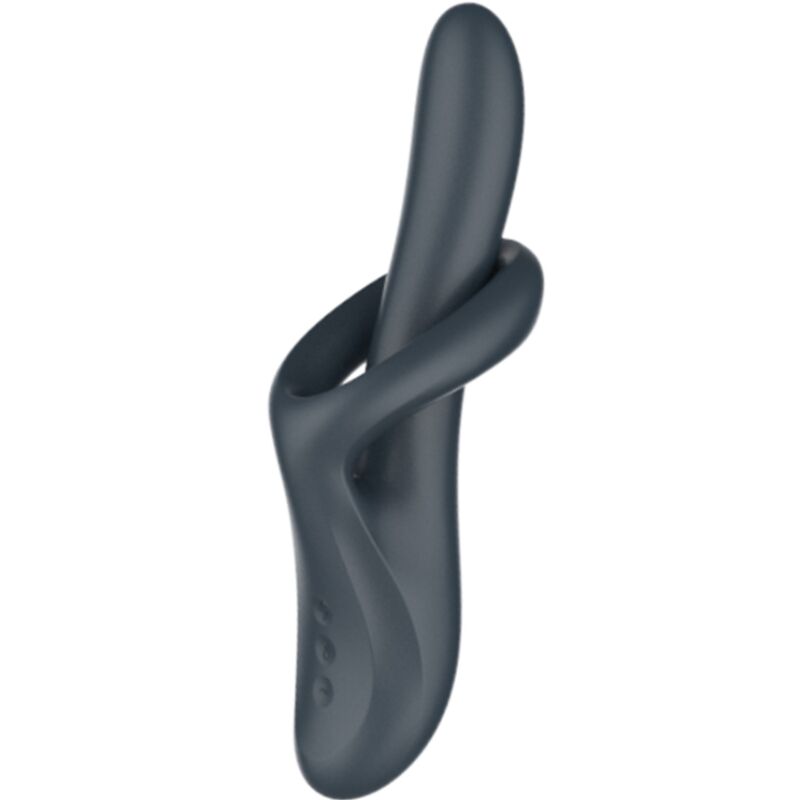 SATISFYER - HEAT FLEX 4 HEAT EFFECT VIBRATOR 12 VIBRATIONS GRAY