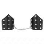 KINK - BLACK POINT STYLE WRISTBANDS WITH CHAIN ​​ADJUSTABLE 17-23 CM X 8.5 CM