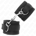 KINK - NYLON BIND HOOK&amp;LOOP WRIST RESTRAINTS BLACK MODEL 2 ADJUSTABLE 18-35 CM X 6 CM
