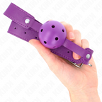 KINK - PURPLE BREATHABLE BALL 4.5 CMGAG 65 x 2.5 CM