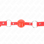 KINK - TPE BALL 4 CM GAG WITH ROJO CAP 60 x 2 CM