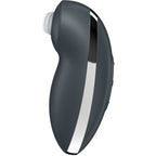 SATISFYER - TAP &amp; CLIMAX 2 VIBRATOR &amp; STIMULATOR GRAY