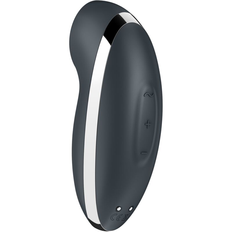 SATISFYER - TAP &amp; CLIMAX 2 VIBRATOR &amp; STIMULATOR GRAY