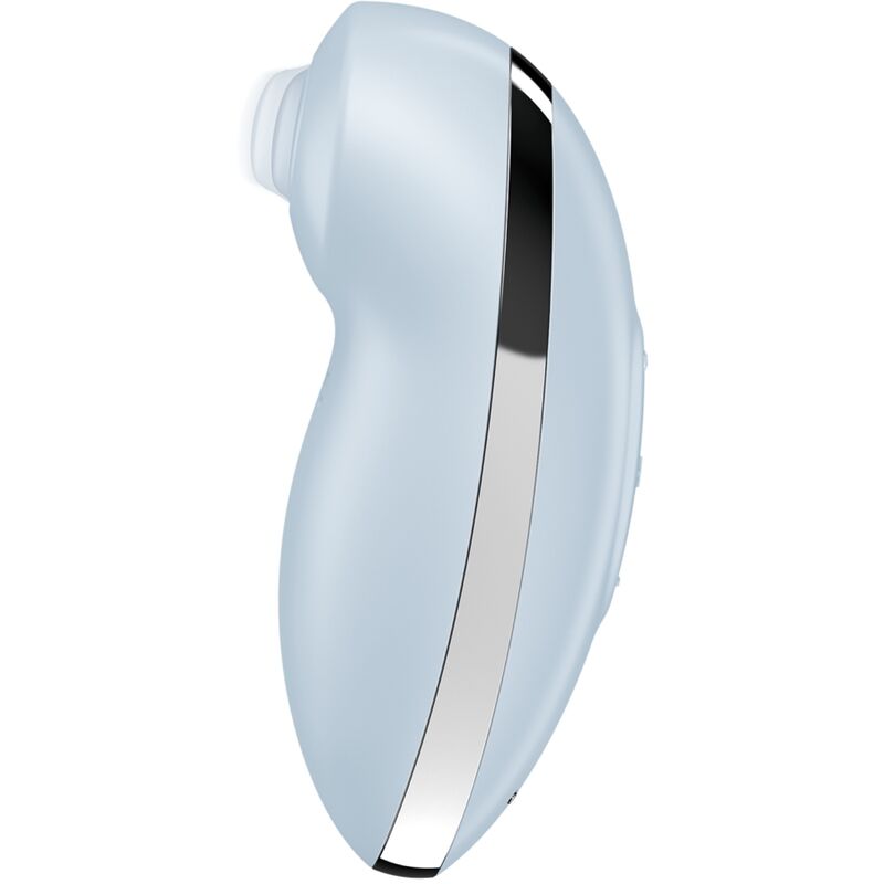SATISFYER - TAP &amp; CLIMAX 2 VIBRATOR &amp; STIMULATOR BLUE