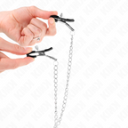 KINK - TRIPLE NIPPLE AND CLIT CLAMPS WITH CHAIN ​​MODEL 0